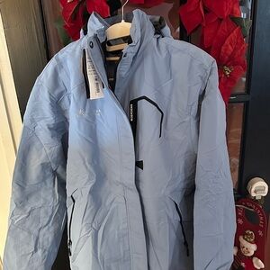 Women's Light Blue Ski Jacket